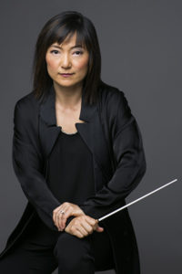 Guest Conductor Rei Hotoda. (Photo by Todd Rosenberg)